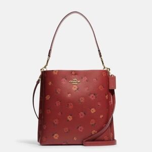 Coach Burgundy Floral
